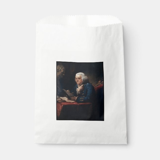 Bolsa De Papel Retrato de miembro, padre fundador de Benjamin Fra (Anverso)
