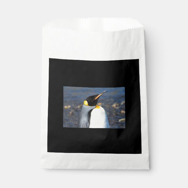 Bolsa De Papel Retrato pingüino (Anverso)