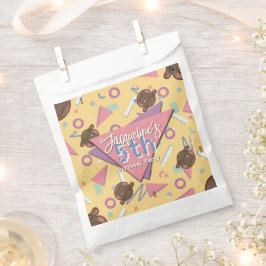 Bolsa De Papel Retro 80's Yellow Baby Hippo Birthday