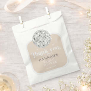 Bolsa De Papel Retro Disco Ball Bridal Shower