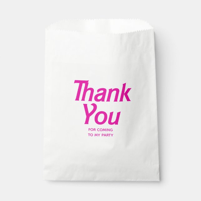 Bolsa De Papel ¡Retro Dolly, vamos Fiesta! Fucsia brillante (Anverso)