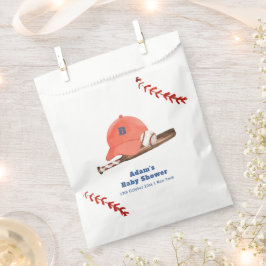 Bolsa De Papel Retro LIttle Slugger Baseball Boy Baby Shower 