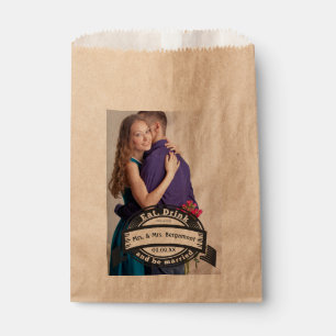 Bolsa De Papel RETRO Rústico Pizarra Arte Popular Vintage Gracias