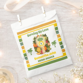 Bolsa De Papel Retro Tropical Pineapple Pickleball Brillante Duch