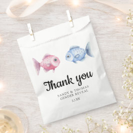 Bolsa De Papel Revelación de género agradecimiento acuarela de pe