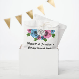 Bolsa De Papel Revelación de género de Rose Bouquet