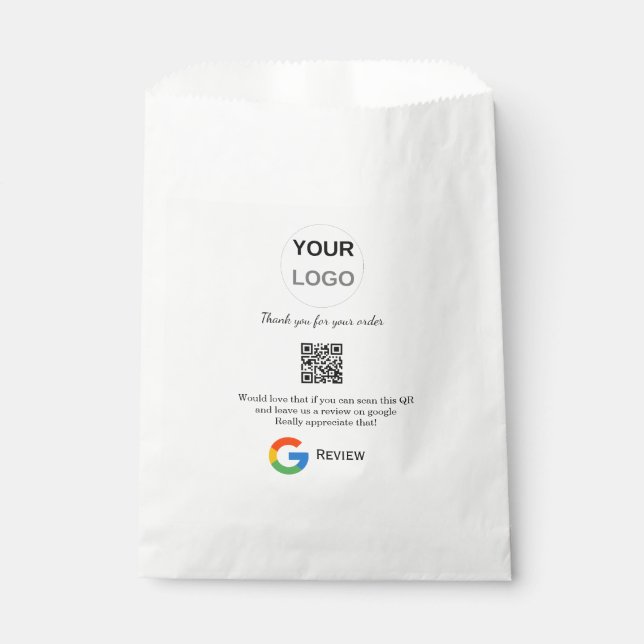 Bolsa De Papel Revisión del logotipo de negocios de Google Revisi (Anverso)