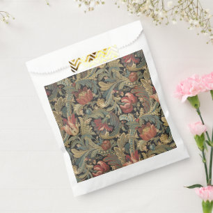 Bolsa De Papel Rich Floral Tapestry Brocade Antiguo Clásico