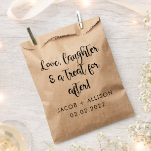 Bolsa De Papel risas de amor y un regalo para después de dulce bo