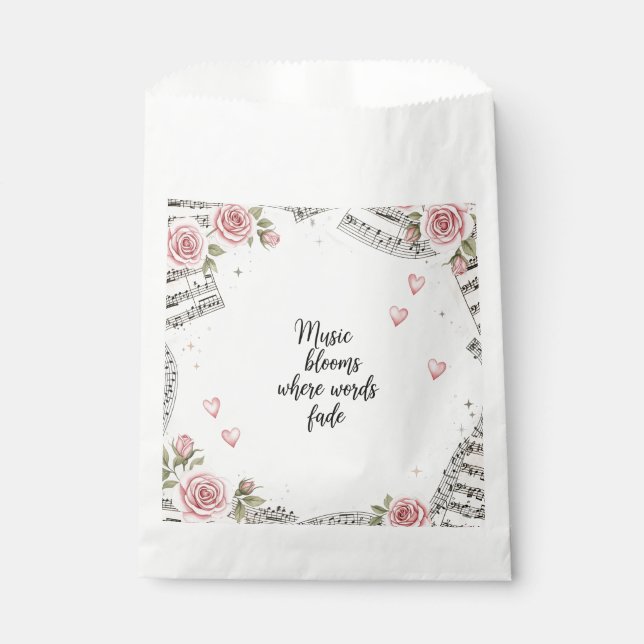 Bolsa De Papel Ritmos Florales, de Natasha Us   (Anverso)
