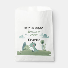 Bolsa De Papel Roarsome Dino Birthday 