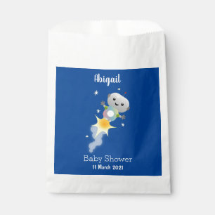 Bolsa De Papel Robot lindo volando en el ilustracion del personal