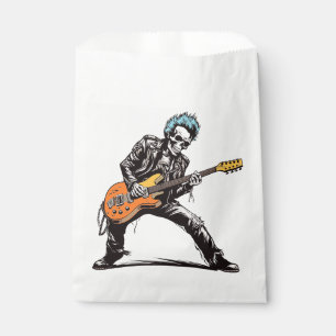 Bolsa De Papel Rock and Roll Skeletons Birthday Party