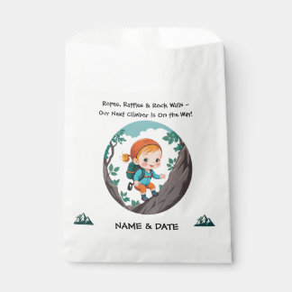Bolsa De Papel Rock Climber Adventure Chica del tema Baby Napkin