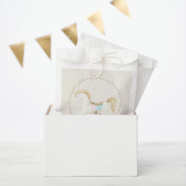 Bolsa De Papel Rockefeller Blue Pink Gender Neutral Baby Shower