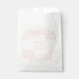 Bolsa De Papel Rococo barroco Marie Antoinette rosa victoriano