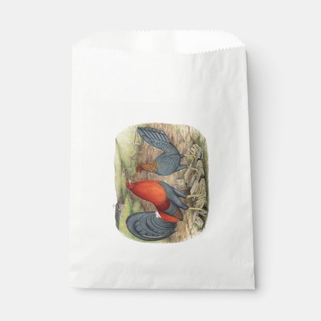 Bolsa De Papel Rojos azules de juego americano (Anverso)