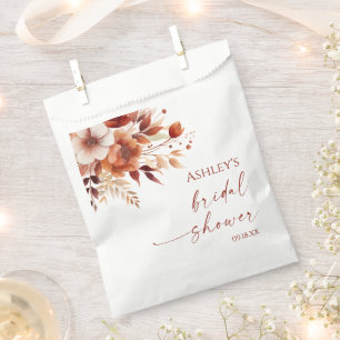 Bolsa De Papel Rojos Florales Burgundy Oxidados Desgastados Regal