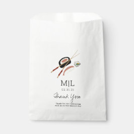 Bolsa De Papel Rollos de Sushi Minimalistas Palillos