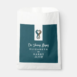 Bolsa De Papel Romance del caballito de mar, boda en la playa