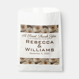 Bolsa De Papel Romantic Anemones Petal Countryside Wedding