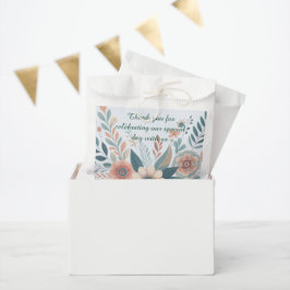 Bolsa De Papel Romantic Bohemian Floral Wedding