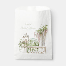 Bolsa De Papel Romantic French Garden Chateau Bridal Shower 