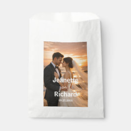 Bolsa De Papel Romantic Sunset Beach Wedding Vows