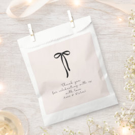 Bolsa De Papel rosa de leche elegante Gracias