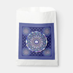 Bolsa De Papel Rosario azul