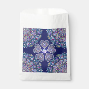Bolsa De Papel Rosario azul
