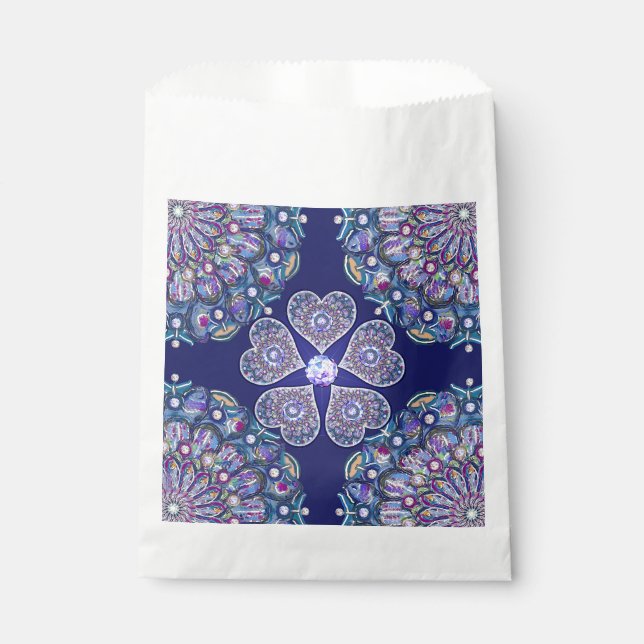 Bolsa De Papel Rosario azul (Anverso)