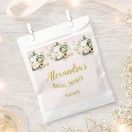 Bolsa De Papel Rosas Blancas Caen Calabazas