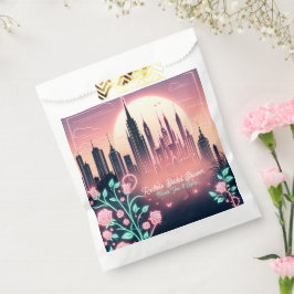 Bolsa De Papel Rosas Eléctricas Futuristas Fiesta de Despedida d