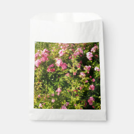 Bolsa De Papel Rosas rosadas en flor