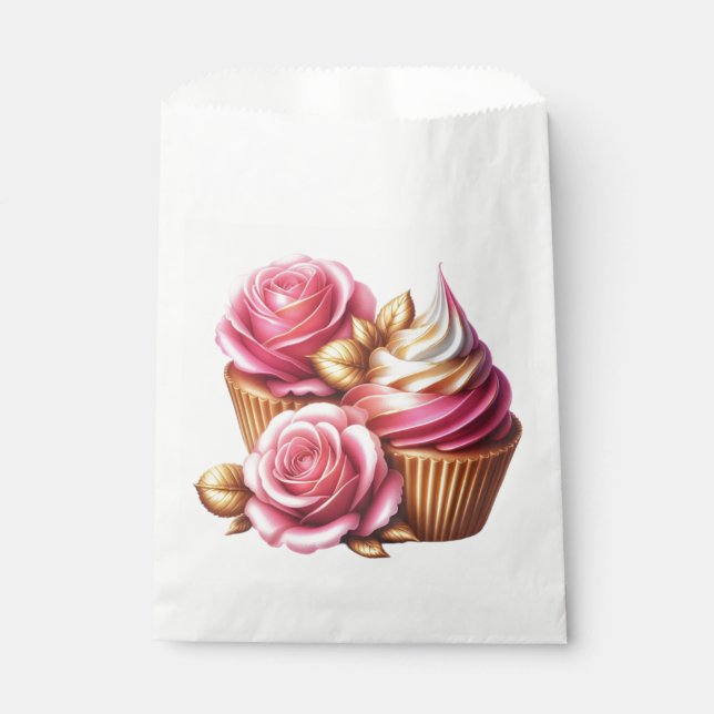 Bolsa De Papel Rosen Cupcake (Anverso)