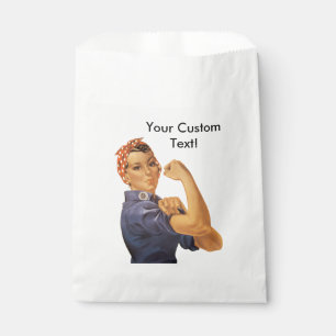 Bolsa De Papel Rosie el remachador podemos hacerlo texto del