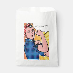 Bolsa De Papel Rosie the Riveter Roy Lichtenstein Ben-Day Pop Art