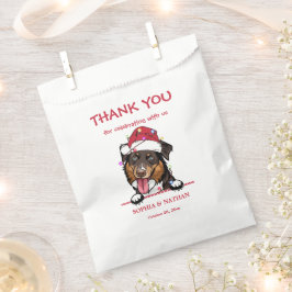 Bolsa De Papel Rough Collie Dog Personalizado Gracias