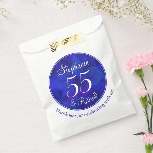 Bolsa De Papel Royal Blue 55 y Retirada Fiesta de Jubilación (Sellado)