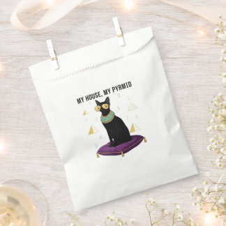 Bolsa De Papel Royal Egyptian Black Cat - My House My Pyramid 