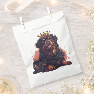 Bolsa De Papel Royal Rottweiler Dog Queen Crown