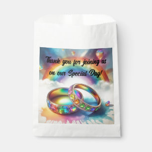 Bolsa De Papel RSVP Gay lesbiana arcoíris favoritos