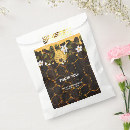 Bolsa De Papel Rustic Beehive Honeybes Baby Shower
