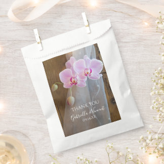 Bolsa De Papel Rustic Orchid Elegance Country Wedding Gracias