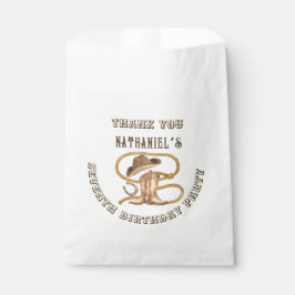 Bolsa De Papel Rustic western cowboy you are wanted