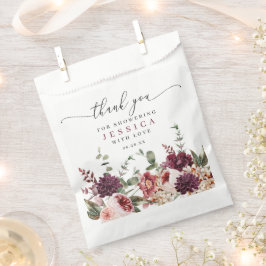 Bolsa De Papel Rústica Caída País Boho Favor Bag