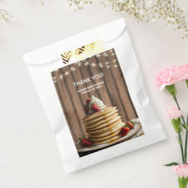 Bolsa De Papel Rústico Pancakes Baby & Brunch Baby Shower