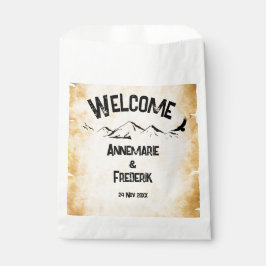 Bolsa De Papel Rústico, pergamino