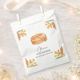 Bolsa De Papel Rústico Pie De Calabaza Cutie Cae Baby Shower